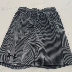 Under Armour Kids Black and White Patterned Shorts